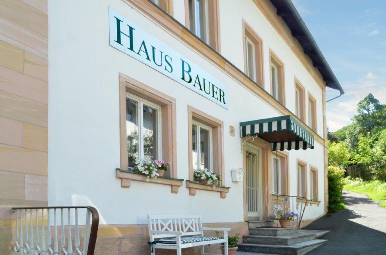 Hotel Haus Bauer Bad Berneck im Fichtelgebirge Dış mekan fotoğraf